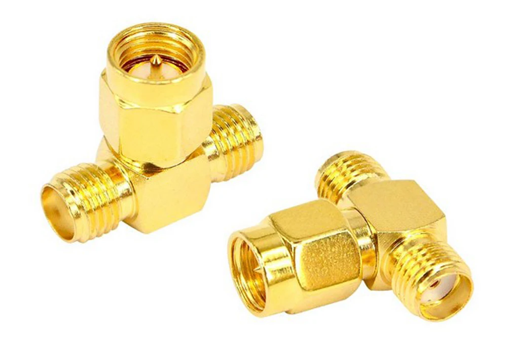 100 teile/los 3 Way RF T Typ SMA Stecker auf 2 SMA Weibliche Splitter Konverter Adapter – Detail 7