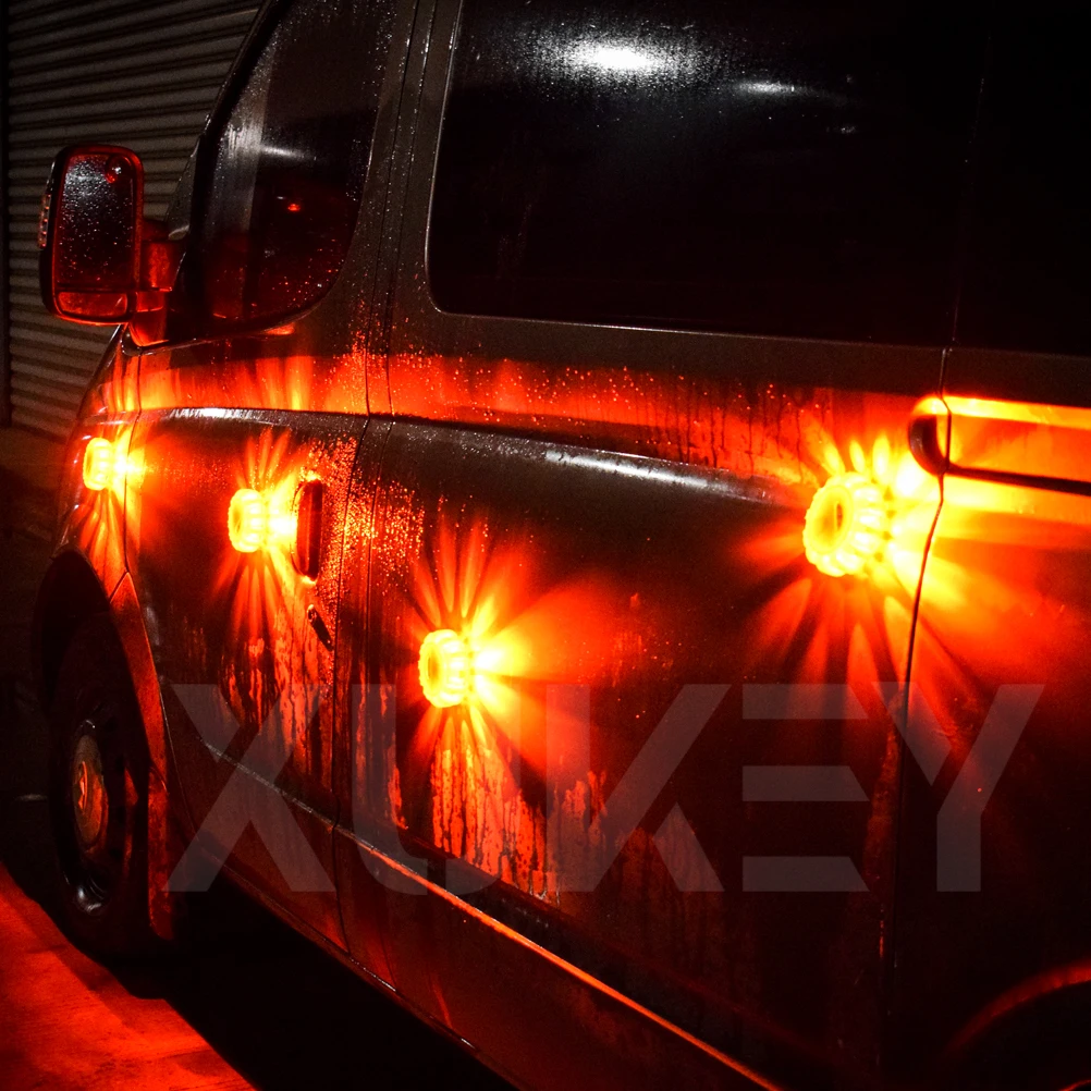 15 LED 9 Mode Emergency Safety Road Flare Flashing Warning Police Light Magnetic Base Disc Beacon triangle For Car Truck Boat