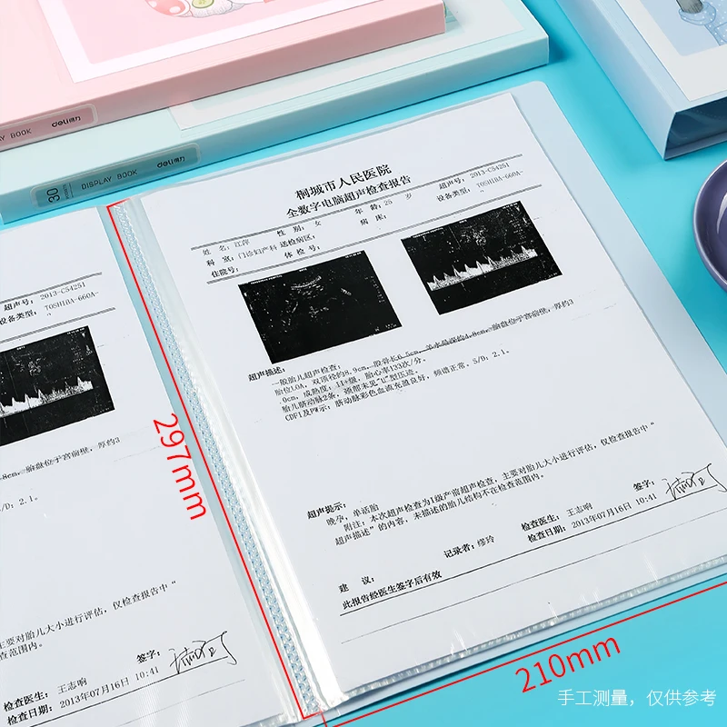 Carpeta de archivo de inserción transparente, organizador de documentos de informe de embarazada portátil, bolsa de almacenamiento, lista de