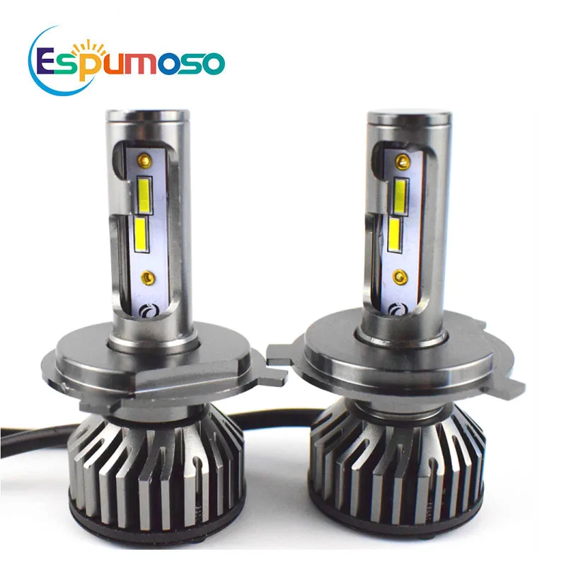 

2pcs Led Car Headlight Led Lights for Vehicles Canbus H7 H4 Lamp Bulb 6500k 12v 55w for BMW Audi Cherolet Benz Honda Headlamp