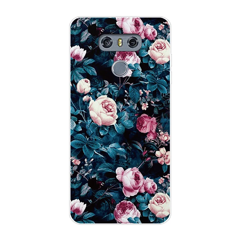 For LG G6 Case Cover 5.7 Clear Printing Soft TPU Back Cover For LG6 LGG6 G 6 H870DS H870 Silicone Fundas G3 G4 G5 Phone Cases