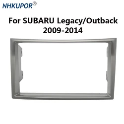2 Din Car Radio Fascia For Subaru Legacy Outback 2009 2010 2011 2012 2013 2014 Auto Stereo Install Trim Dash Frame Kit Bezel