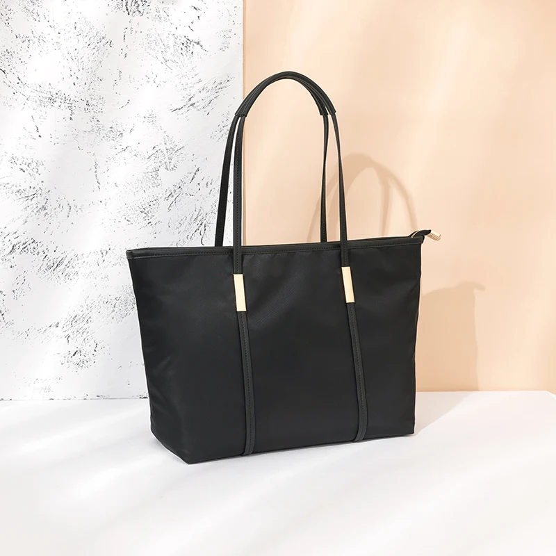 Tote bag female large-capacity explosion type office worker commuter nylon handbag oxford cloth shoulder bag large