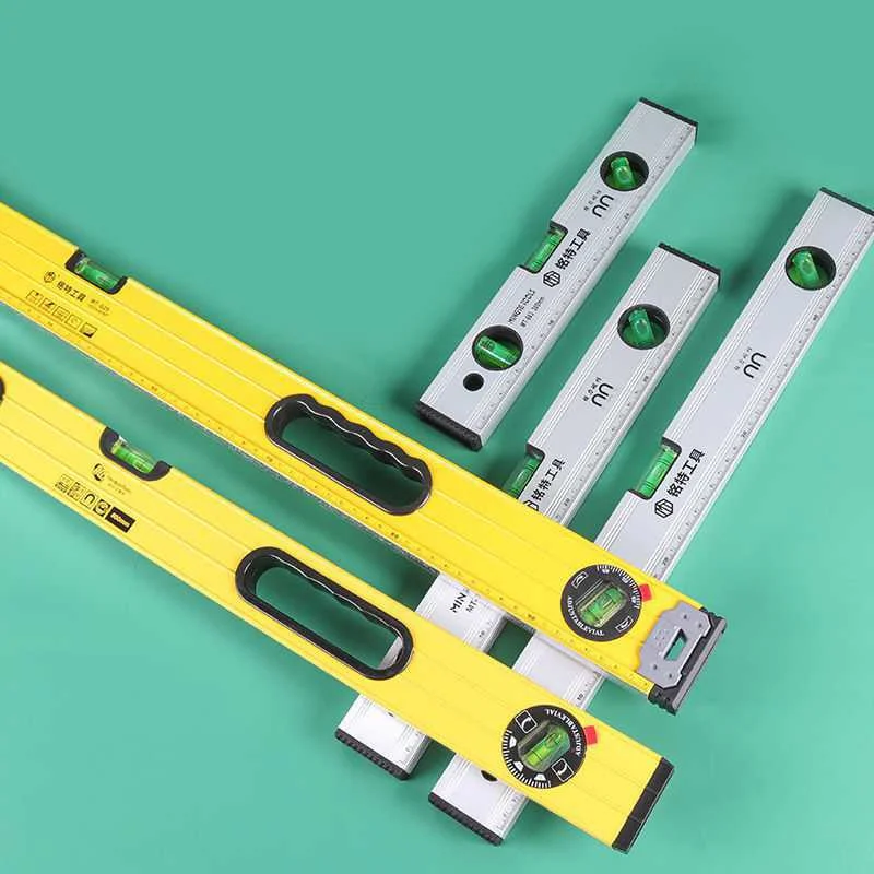 Magnetic Mini Spirit Level High Precision High Bearing Ruler Balance Horizontal Ruler Lever Bubbles Home Decoration Measurement