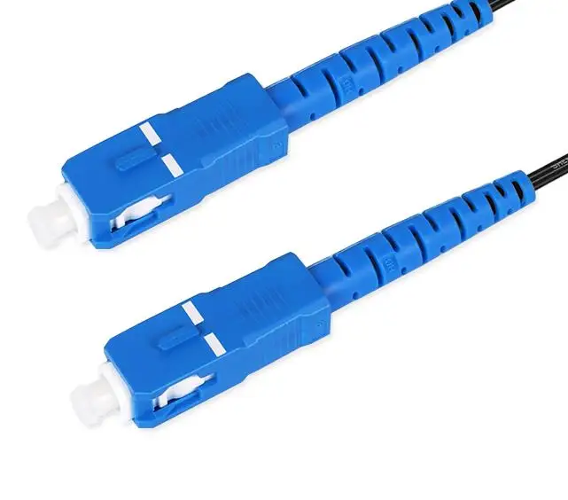 FTTH-Cable de caída de Fibra óptica SC UPC, 30m/50m, modo único, simple, para exteriores