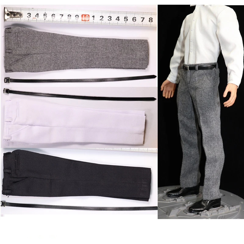 

Костюм в масштабе 1/6, мужской офисный костюм джентльмена, брюки, одежда для фигурки 12 дюймов, аксессуары для кукол