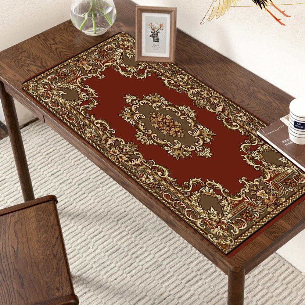 Persian Rug Mousepad 90x40cm/80X30cm Mouse Mat Large Custom Full Desk Best Gaming Mouse Pad DIY Custom Bohemian Style Pads