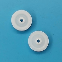 13-2A Plastic Pulley OD=13mm Shaft Hole 1.95mm Tight for 2mm Toy Model Belt Wheel 10pcs/lot