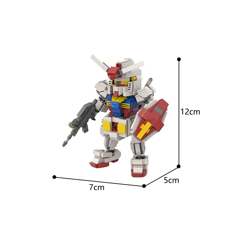 Armored Fighting Robot Comics Demon Amuro Driving Building Blocks Toys Japanese Classic Anime Machine-Warriorals Model Gift