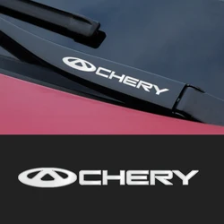 Metal emblem Auto Decor Decals Car Window Wiper Stickers For Chery Tiggo 2 7 3 5 T11 M11 A1 Fulwin QQ A3 A5 Auto Accessories