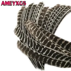 50Pcs Full Length Real Turkey Feather Arrow Feather Fletches Left Wing For Arrow Training Target Shooting Archery Accessories