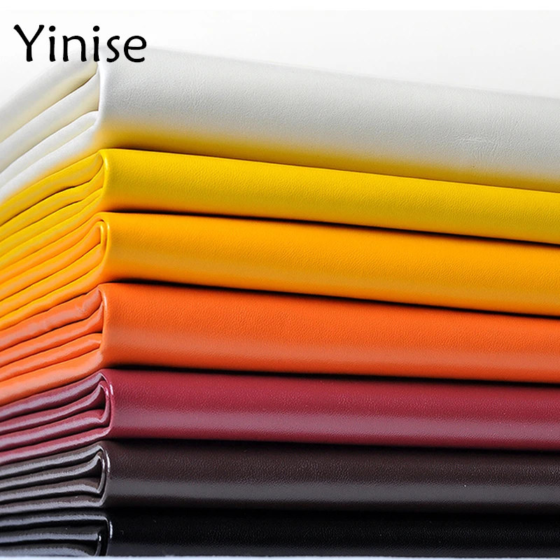 50X138CM Synthetic Leather Fabric Napa Leatherette PU Leather Fabrics Artificial Faux Leather DIY Car Belt Bags Home Decoration