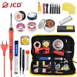 JCD Electric Soldering Iron 80W LCD Digital Display Adjustable temperature soldering iron tips 220V/110V Welding solder tools