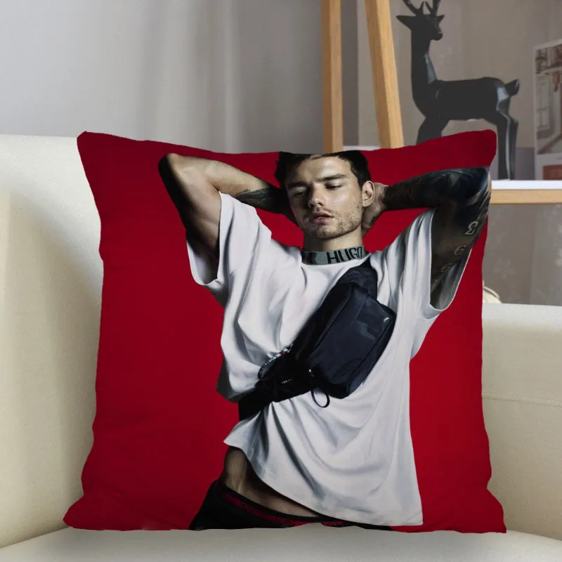 Musife Liam Payne Pillowcase Custom Square Pillow Cover Case Zipper Pillowcase 35*35,40*40,45*45cm Drop Shipping