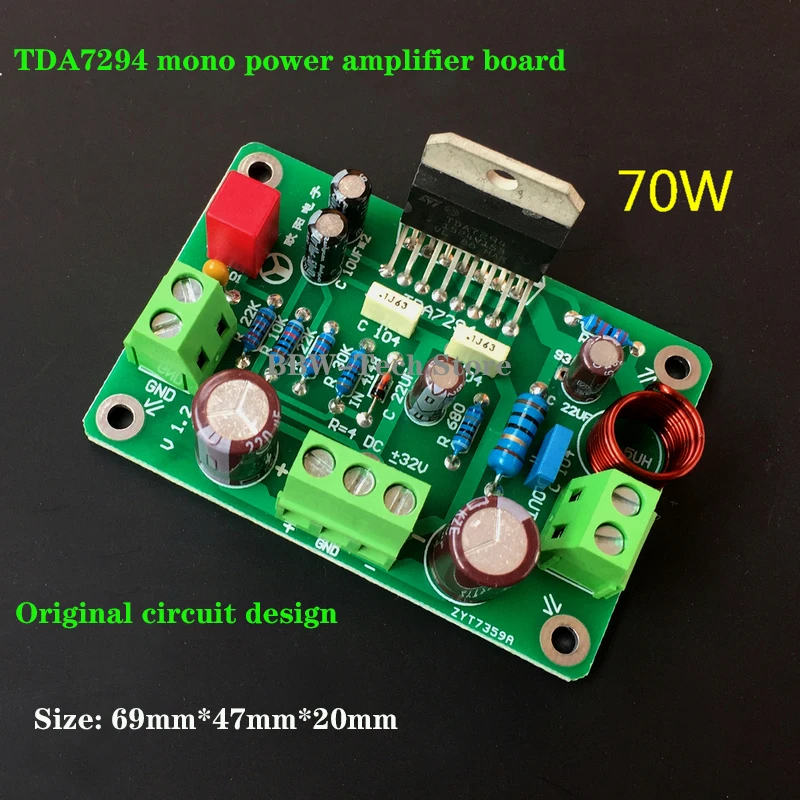 TDA7294 power amplifier board mono 70W