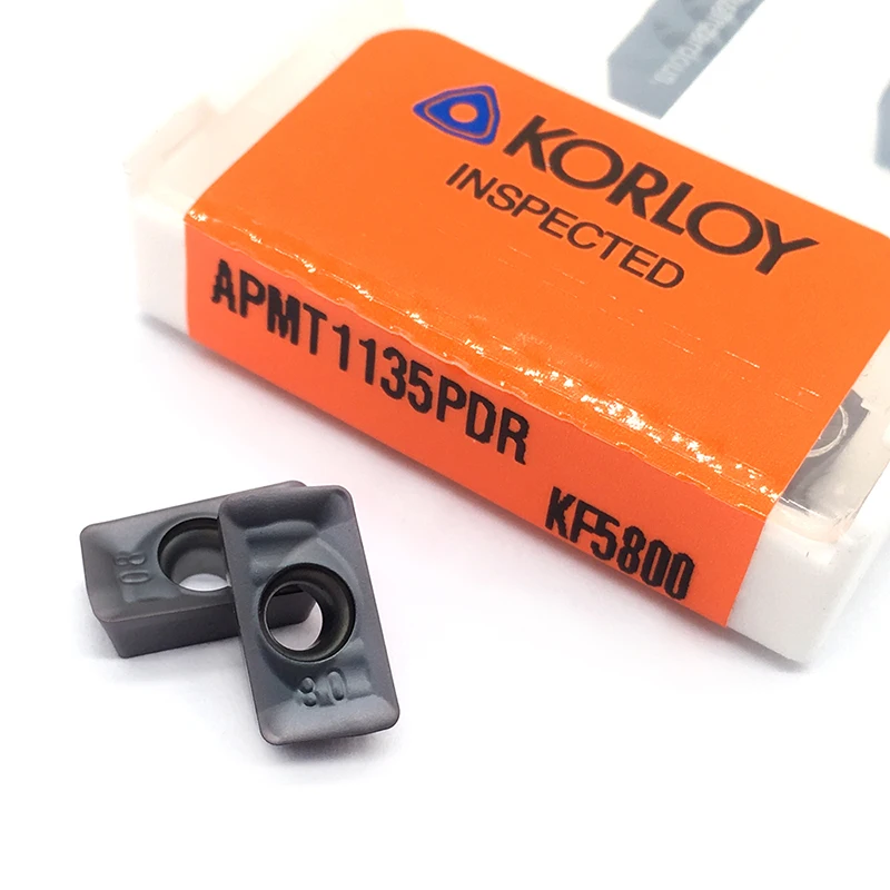 100 قطعة APMT1135 PDR KF5800 عالية الجودة كربيد إدراج طحن تحول أداة APMT 1135 الأصلي شفرات آلة خرط تعمل بالتحكم الرقمي بواسطة الحاسوب أدوات تقطيع