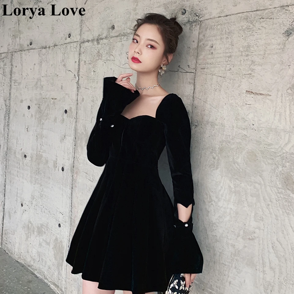 Black Cocktail Dresses 2020 New Back To School Short Prom Dresses Homecoming Vestidos De Gala Women Party Night Graduation Gowns