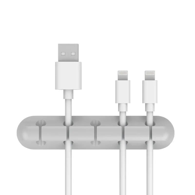 USB Cable Organizer Silicone Winder USB Charging Cable Organizer Holder For Mouse Keyboard Headphone Wire Organizer Clips Cord