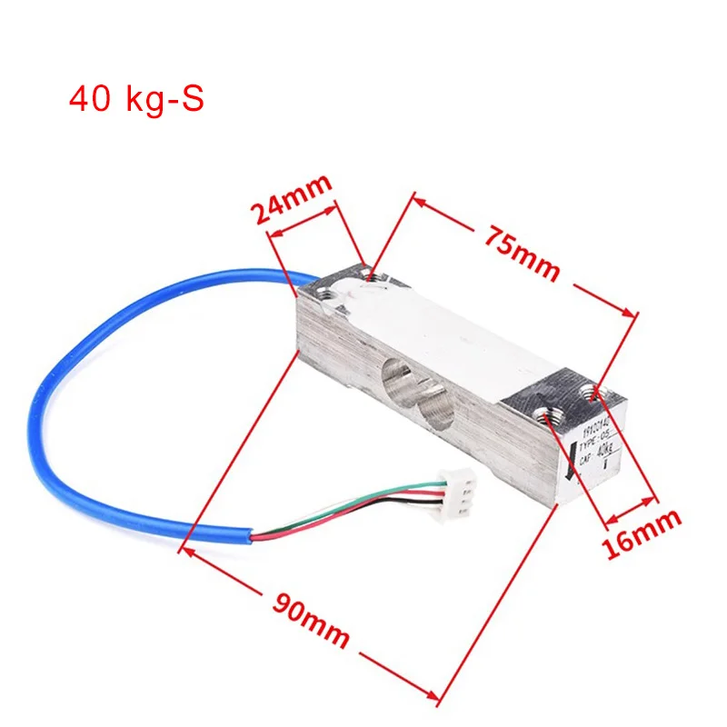 

1pc Pressure sensor Electronic Scales Weighing sensor 40kg Small Size