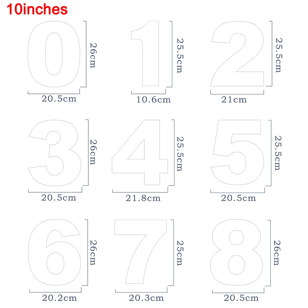 Numbers Cake Mould Set PET Decorating Baking Mold DIY Kitchen Tool For Birthday Pastry SUB Sale
