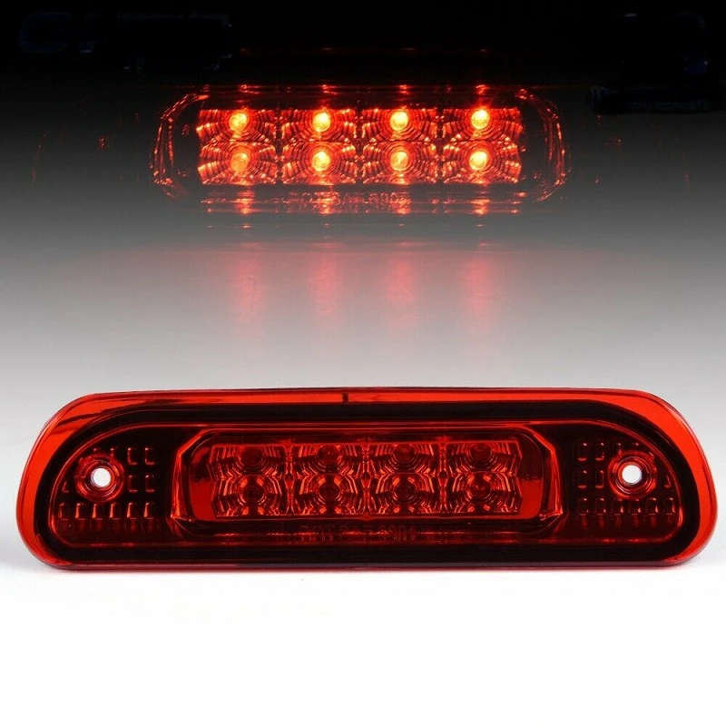 Red LED 3RD Brake Light Cargo Lamp Fit For 1999-2004 Jeep Grand Cherokee Additional Rear 3rd Third Brake Light Stop Lamp Red