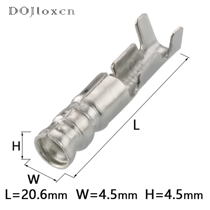 20/20/100/200 Pcs 2.8mm Auto Wire Splice Terminal Car Elcetric Female Connector Pin Round Type Crimp Loose Plug DJ221Q-2.8B G138