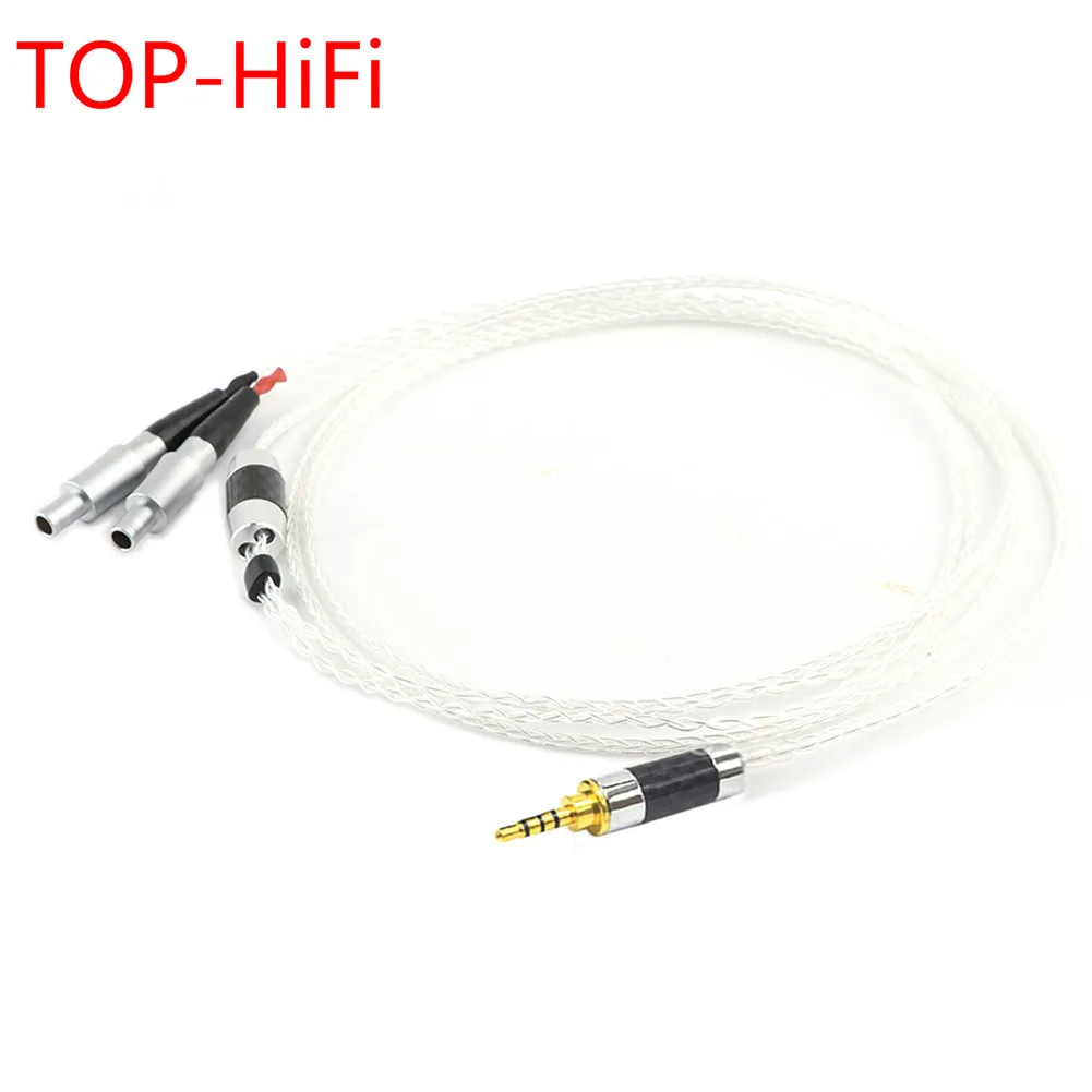 

TOP-HiFi 7N Silver Plated Headphone Upgrade Cable For HD800 HD800s HD820 HD820s Enigma Acoustics Dharma D1000 Headphones