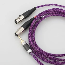 HIFI 2.5/3.5/4.4mm/XLR zbalansowane słuchawki słuchawki kabel do Audeze LCD-3 LCD3 LCD-2 LCD2 LCD-4