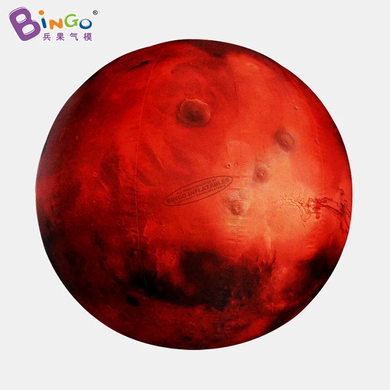 

Free Shipping 1.5~4 Meters Diameter Inflatable Mars with Led Light Solar System Planet Balloon for Decoration