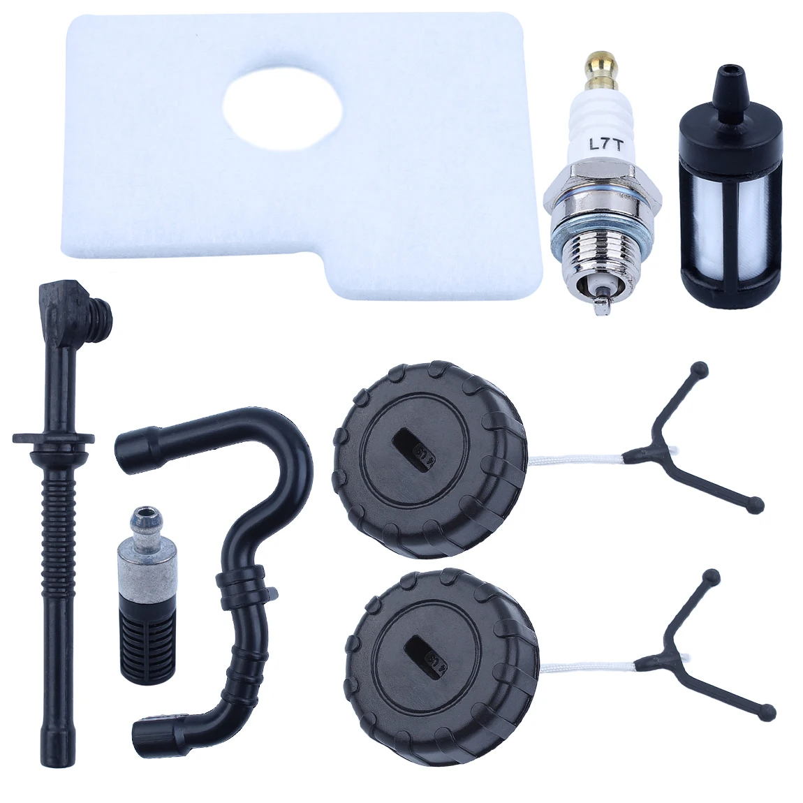 Aria carburante olio linea filtro tubo tappo serbatoio per STIHL MS180 MS170 018 017 MS 180 170 Kit candela motosega pezzo di ricambio muslimate