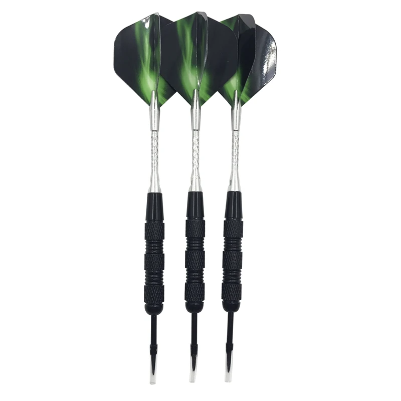 3Pcs Steel Tip Darts Indoor Sports 20g Nickel Plated Iron Dart Body Aluminium Alloy Shafts Flight Flechette Dardos Profesional