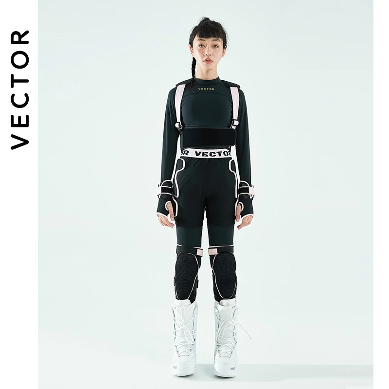 VECTOR-equipo deportivo Unisex, protección contra impactos de esquí, protector de muñeca, protección de rodilla, motocicleta, esquí, monopatín