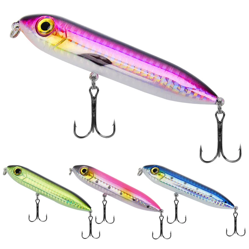 Floating pencil suit subbait hard bait hook beak perch hooks baits fishing accessories lure set swimbait tackle top water lure