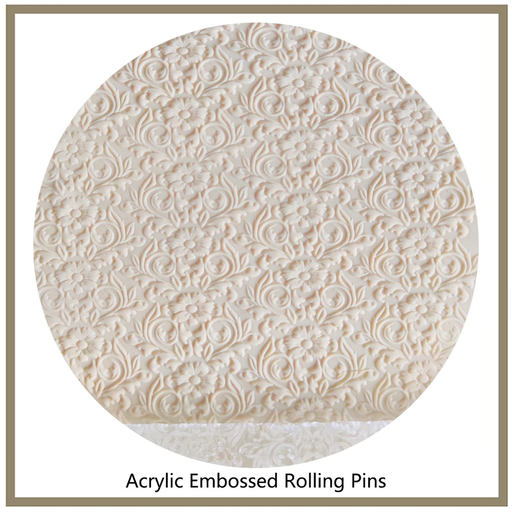 Coolkie Dough Roller Tips Using an Embossed Rolling Pin With Flower Pattern