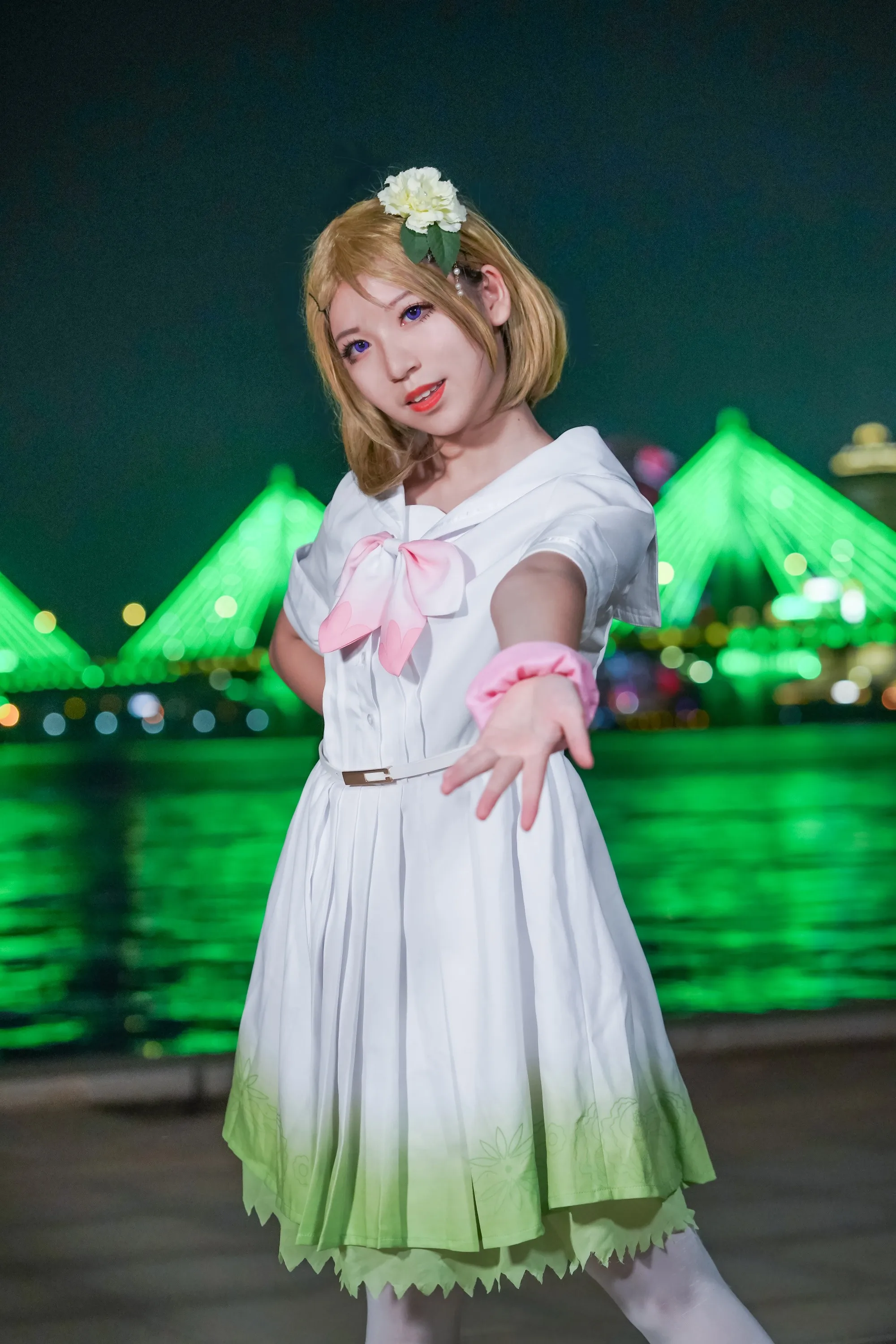 

Anime Love Live A song for you! you you! Koizumi Hanayo Cosplay Costume School Uniforms Lolita Dress