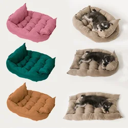 Multifunction Puppy Cat Dog Mat Bed Cushion Foldable Pet Beds for Small Medium Dogs Schnauzer Mascotas Sofa legowisko dla psa