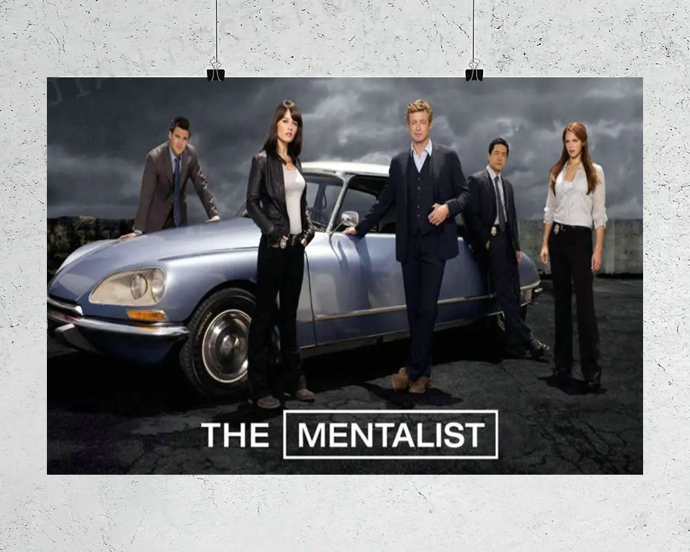 H010 The Mentalist TV Show Wall Sticker Silk Poster Art Home Decoration