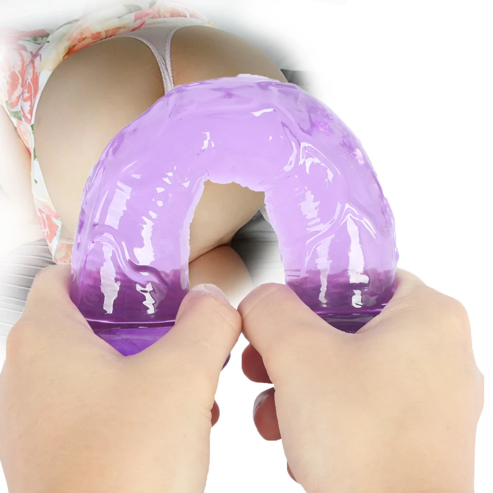 Consolador de gelatina suave erótico para mujer, tapón Anal, pene realista, ventosa fuerte, juguete de pene para adultos, punto G, orgasmo, Juguetes