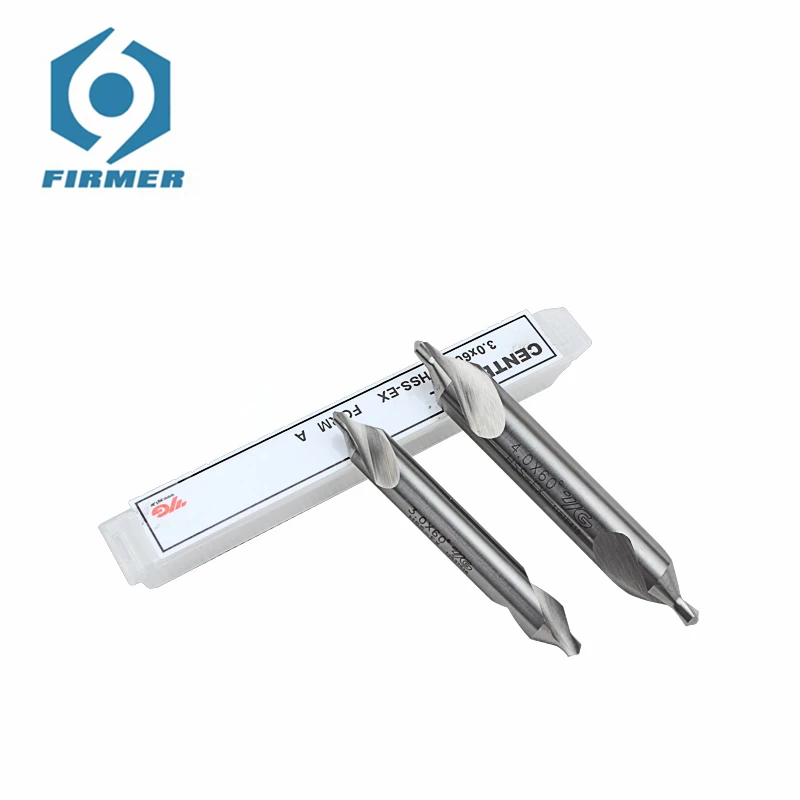 South Korea composite center drill without cone guard, high-speed steel center drill, fixed-point drill 172*1.0-6.0mm