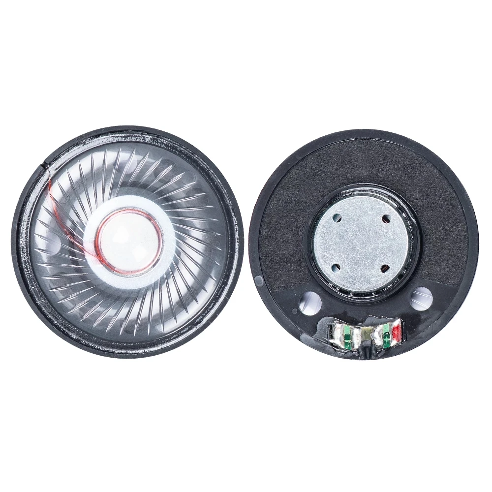 2pcs 50mm 32Ohm 112db Headphone Speaker Unit Headset Driver Repair Parts High Power Sound Quality