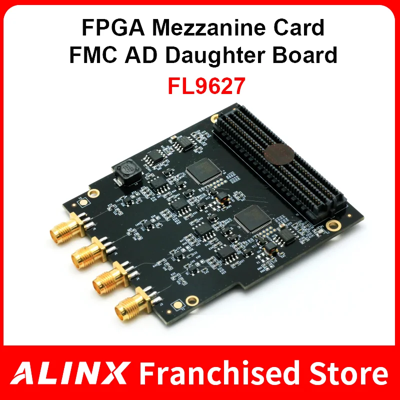 ALINX FL9627: 12-битная 4-канальная 125M Дочерняя плата LVDS AD FMC для ПЛИС-платы