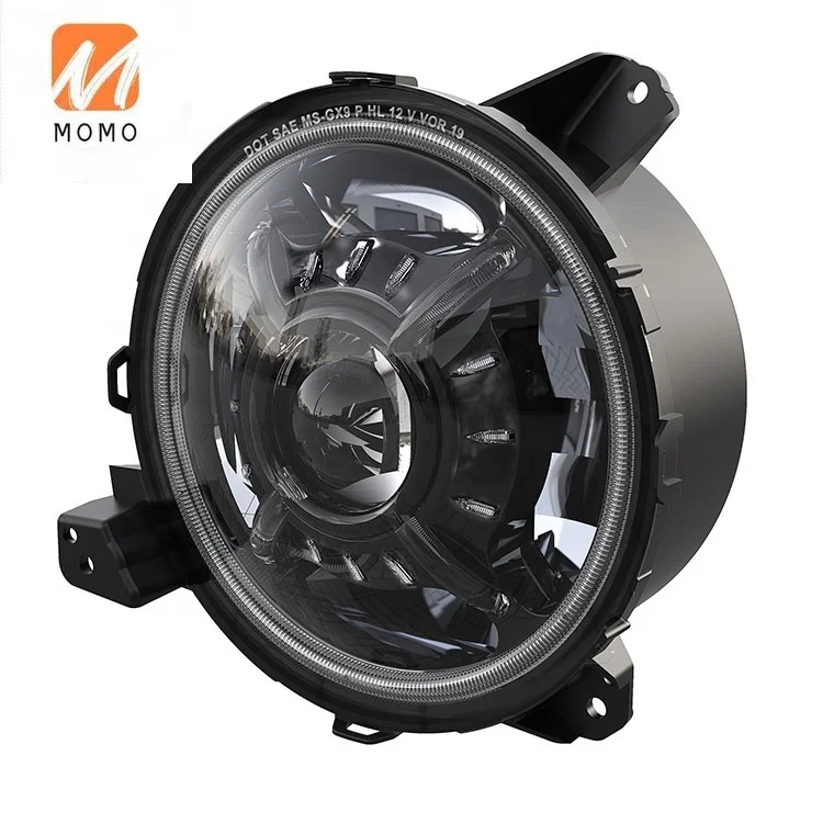 232019 Newest 9 Inch LED Headlights  2018 2019 JL LED Car Light for Auto Lighting System Accessories