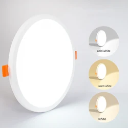 6W 8W 15W 20W  LED Downlight Ultra thin Round Recessed Down Lamp 220V Indoor Bathroom Ceiling LED Spot Light holesize 5-21cm