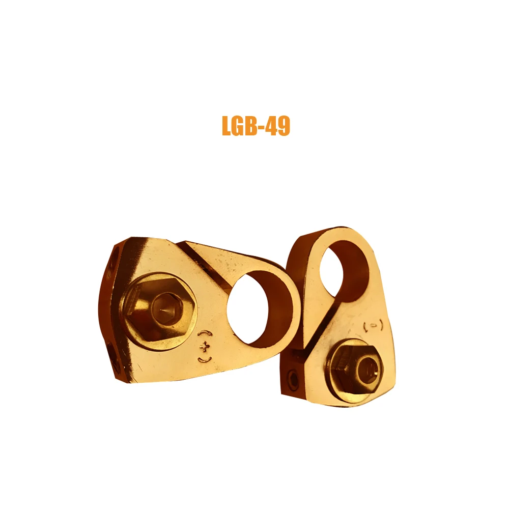 A pair Thickening Pure Copper Car Battery Pole Clamp Automobile Battery Storage Pile Head Connector Clip