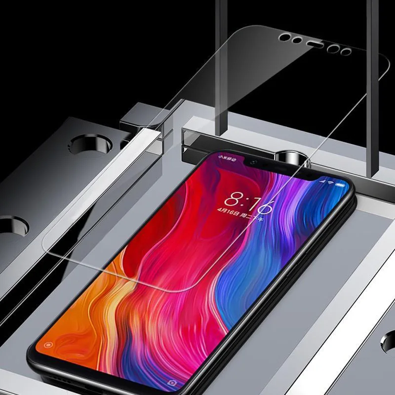 5Pcs Screen Protector For Xiaomi Mi 8 Glass HD Protective Film Ultra Thin For Xiaomi Mi 8 Lite SE Pro Tempered Glass