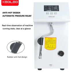 XEOLEO Professional Milk Steamer Automatic Steam Boiling Water Intelligent Steam Milk frother Machine with Temperature Setting