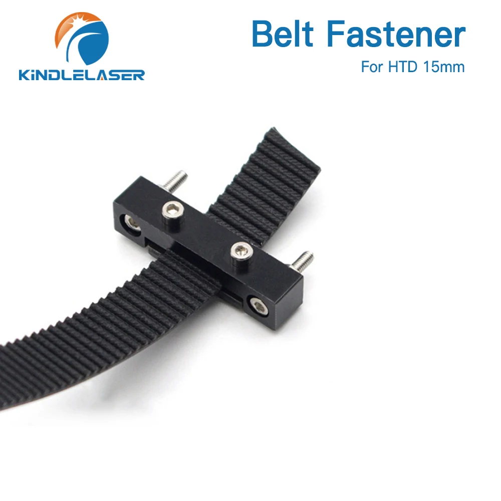 KINDLELASER Belt Fastener For Width 15mm Open-Ended Timing Belt Transmission For X/Y Axis Hardware Tools Machine Parts