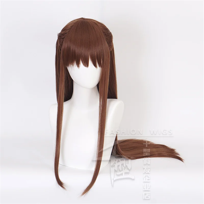 FRUITS BASKET Tohru Honda Cosplay Costume Wigs Long Straight Brown Party Hair Props Lolita girl Halloween Synthetic Hair + Cap