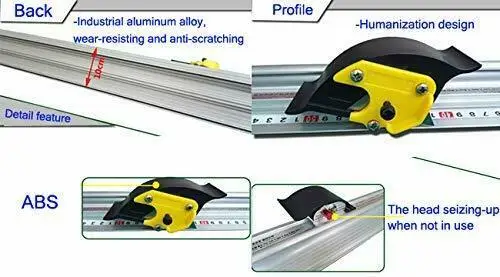 Manual Sliding KT Board Trimmer PET Cutter with Ruler Cutting Ruler, Photo PVC Cn(origin)