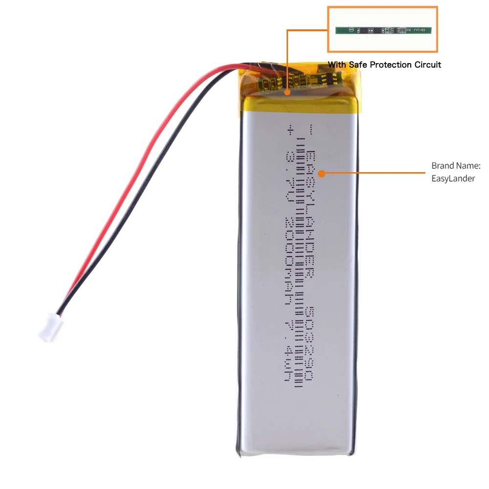 بطارية الكمبيوتر اللوحي 503290 3.7 فولت 1900MAH 503590 MP3 MP4 MP5 GPS DVD العالمي بطارية ليثيوم أيون للكمبيوتر اللوحي 7 بوصة 8 بوصة 9inc